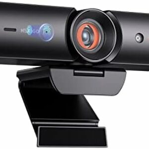 NexiGo HelloCam, 1080p Webcam mit Windows Hello und Mikrofon, Echter Datenschutz mit Automatischem Abdeckung, für Streamen von Online-Kursen, Kompatibel mit Zoom/Skype/Teams
