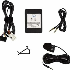 Bluetooth Adapter 1701 mit Freisprecheinrichtung | Musik im Auto | für Autoradios von VW Audi Skoda Seat | mit Funktion Handy Laden