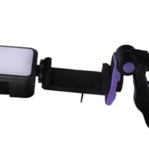 OSALADI 1 Satz Stativ Fülllicht-telefonklemme Licht Mit Ständer Und Telefonhalter Selfie-licht Podcast-ausrüstung Telefonständer Zum Aufnehmen Led Anzug Gürtel Handy