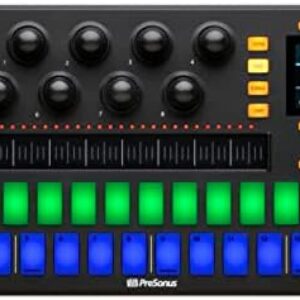 PreSonus ATOM SQ, hybrider MIDI-Keyboard / Pad-Performance und Produktions-Controller mit software bundle inklusiv Studio One Artist, Ableton Live Lite und mehr for Recording, Streaming und Podcasting