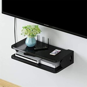 BREWIX Schwimmende TV-Regale, Wandmontage unter TV-Ständer, schwimmende TV-Konsole, Unterhaltungsregal, Schrank for Kabelbox/DVD-Player/Spielekonsole, Streaming-Media-Ausrüstung Unterstand (Color : C