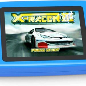 ZHISHAN 16 Bit Handheld Spielkonsole Tragbare Spiele Konsolen inkl.100 Klassische Vintage Video Spielen 3.0 „LCD HD Bildschirm Arcade Erholung System Geburtstagsgeschenk für Kinder (10X Blau)