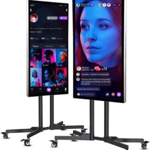 32-Zoll-Digital-Live-Broadcast-Streaming-Bildschirm, Hd-Touchscreen-Smartboard-Whiteboard-Ausrüstung Mit Verstellbarem Ständer, Fotokabine, Für Tiktok YouTube Live Show
