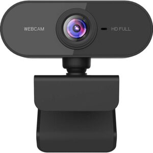 Guijiyi Webcam, USB Full HD 1080P Webcam mit geräuschunterdrückendem Mikrofon PC Laptop Desktop Webkamera mit 360 ° drehbarem Base Plug & Play für Videoanrufe, Live-Streaming, Spiele und Konferenzen