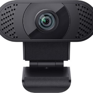 wansview Webcam 1080P mit Mikrofon, Webcam USB 2.0 Plug und Play für Laptop, PC, Desktop, mit automatischer Lichtko102rrektur, für Live-Streaming, Videoanruf, Konferenz, Online-Unterricht, Spiel