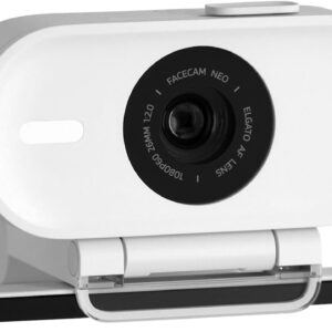Elgato Facecam Neo – Full HD-Webcam mit komfortabler Sichtschutzkappe, Lichtkorrektur, für Videokonferenzen, Streaming, Teams/Zoom/Slack/OBS/Twitch/Youtube etc. – USB-C/Plug & Play auf PC/Laptop/Mac