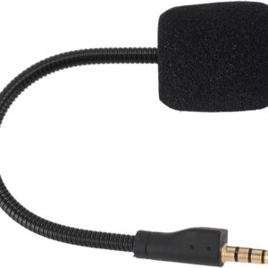 Ersatz-Game-Mikrofon für ArctisⅠ, Rauschunterdrückung, Ersatz-Game-Mikrofon, Mikrofonarm, Abnehmbares Game-Boom-Mikrofon, Flexibles, Vielseitiges Game-Sound-Mikrofon