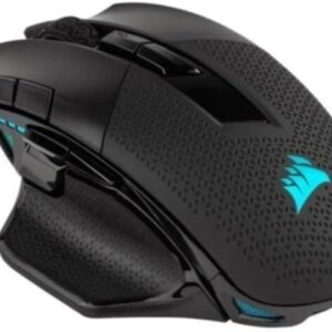 CORSAIR NIGHTSWORD RGB Wired Tunable FPS/MOBA Gaming Mouse – 18.000 DPI – 10 Programmierbare Tasten – Gewichtssystem – iCUE-Kompatibel – PC, Mac, PS5, PS4, Xbox – Schwarz