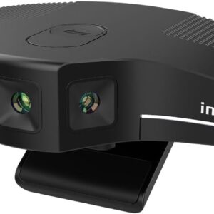 C831 180° Panorama 4K Webcam mit mikrofon, KI-Gesichtsverfolgung für Windows, Mac, Plug-and-Play Konferenzraumkamera mit flexiblem Blickwinkel für Konferenzraum, Huddle Space, Hybrides Lernen