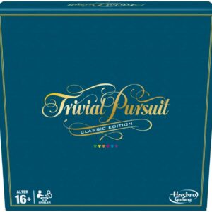 Hasbro Gaming Trivial Pursuit Brettspiel, Spielplan in klassischem Design und Farben, Perfekt für Partys, Familienfeiern und Spieleabende
