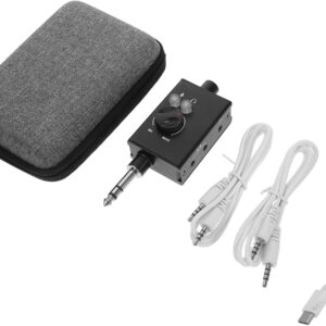 4 Sätze Soundkartenmixer DJ-Mixer Geschirrständer Computergerät Drehadapter modifiziertes Luftrohr Sprachwechsler-Gerät -Streaming-Ausrüstung Gaming -Audio -Mixer Metall Black