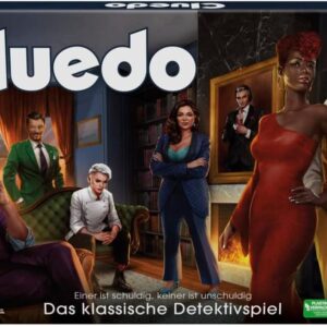 Cluedo Brettspiel für Kinder ab 8 Jahren, neu gestaltetes Cluedo-Spiel für 2-6 Spieler, Detektiv- und Rätselspiel