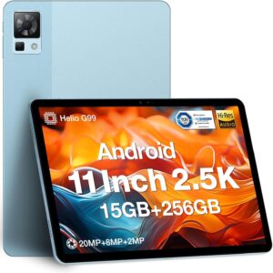 DOOGEE T30 Pro Android Gaming Tablet, 11 Zoll 2.5K Tablet PC /15 GB+256GB(2TB TF),Helio G99/Cota-Core 2.0 GHz/8580mAh(33W)/20MP/Dual SIM 4G LTE +5G WiFi