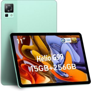 DOOGEE T30PRO Tablet 11 Zoll, Helio G99 Octa-Core 15(8+7) GB+256GB (2TB TF) Android 14 Gaming Tablet, 8580mAh/33W, 2560×1600 FHD+, 20MP Dual SIM 4G LTE +5G WiFi Tablet PC Widevine L1 mit Hülle