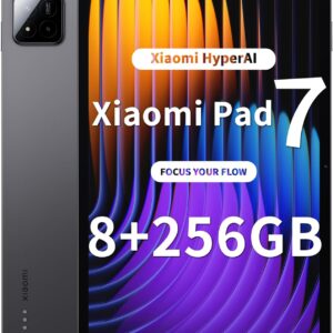 Xiaomi Pad 7 Tablet, 11.2 Zoll, 8+256GB, 3.2K 144Hz Display, Snapdragon 7+ Gen 3, 8850mAh Akku, HyperAI, Quad-Lautsprecher, Nahtloses Desktop-ähnliches Erlebnis，Grau