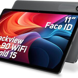 Blackview Tab90 WiFi Android 15 Tablet 11 Zoll,12(4+8Expansion) GB RAM 128GB Speicherplatz(2TB TF),Großes Display Widevide L1,Octa-core T606, 8200mAh Akku,5G WiFi,Dual Kamera 13MP+8MP,GMS,BT 5.0