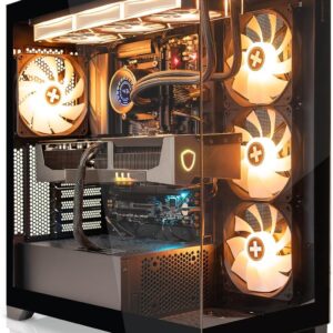 SYSTEMTREFF High-End Gaming PC AMD Ryzen 7 9800X3D 8×5.2GHz | Nvidia RTX 5080 16GB GDDR7 mit DLSS 4 | 2TB M.2 NVMe | 32GB DDR5 RAM | Desktop Computer Rechner für Gamer, Zocker & Streamer