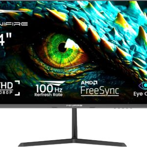 24 Zoll Monitor, 100Hz, Full HD（1980x1080p）,5ms(OD), Adaptive-Sync, sRGB110%, Eye-Care，VESA, PC Bildschirm mit HDMI USB-C Ports – MF24X3AL