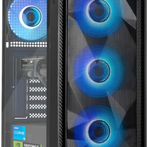 Gaming PC ARGB Intel Core i5 12400F 6 Core 4,4 GHz | Nvidia GeForce RTX 4060 8 GB | 16 GB DDR5 5600 MHz | 1 TB SSD NVMe Gen3 | WiFi 6 + BT 5.2 | LAN 2,5 GB | Win 11 Pro | AI Powered