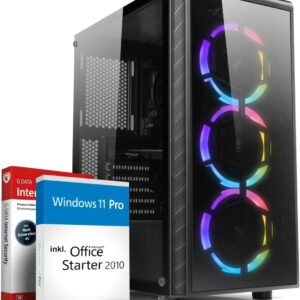 4K RTX Ryzen7 16-Thread Raytracing Ultra RGB Gaming PC Computer mit 3 Jahren Garantie! | Ryzen7 4700 16-Thread CPU, 4 GHz | 16 GB | Geforce RTX 3060 12 GB DDR6 | 1TB SSD | Windows 11 | WLAN | #7110