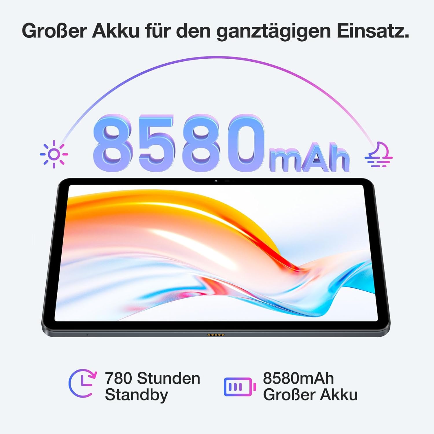 DOOGEE T30SE Tablet Android 14, 9(4+5) GB RAM +128GB ROM (2TB TF) Tablets, 2.4K IPS Großes Display Gaming Tablet 11 Zoll, 8580mAh Akku, Dual 4G LTE 5G WiFi, 13MP+5MP Kamera, Octa-Core, OTG – Bild 5