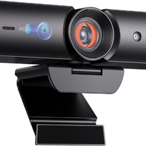 NexiGo HelloCam, 1080p Webcam mit Windows Hello und Mikrofon, Echter Datenschutz mit Automatischem Abdeckung, für Streamen von Online-Kursen, Kompatibel mit Zoom/Skype/Teams