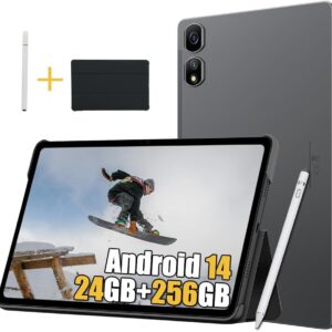 Blackview Tab16 Pro (2025) Android 14 Tablet 11 Zoll, 24GB+256GB/2TB Erweiterung, Octa-Core Gaming Tablet 2K FHD+, 4G LTE + 5G WiFi, 13MP+8MP, 7700mAh, PC Mode, Hülle + Intelligenter Stift, Schwarz