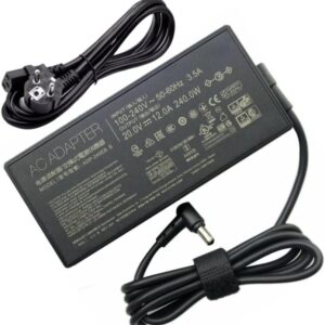 240W Netzteil Ladegerät für Asus ROG Zephyrus S17 S15 M16 G16 G15 G14 ROG Strix G17 G15 Scar 15 17, Flow X16, TUF Gaming F16 A16 F15 A15 F17 A17, Vivobook Pro 15X 16X, ProArt StudioBook Pro 16 Laptop