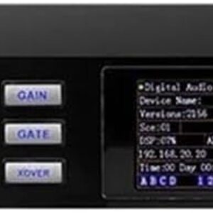 96K AES FIR APF Digital Audio Processor 4In 8Out Professional Sound Processdar Stage Equalizer 16Bands Processore Audio(96K APF FIR AES)