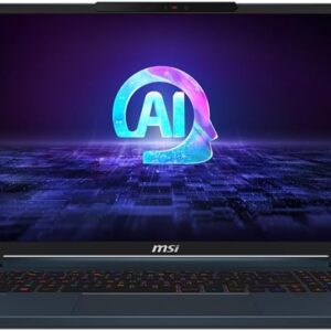 MSI Stealth 16 AI Studio A1VFG-045XES Gaming-Laptop, 16 Zoll, 16:10 QHD+ 240 Hz (Intel Core Ultra 7 155H, 16 GB RAM, 1 TB SSD, RTX 4060-8 GB, Free DOS) Star Blue, spanische QWERTY-Tastatur