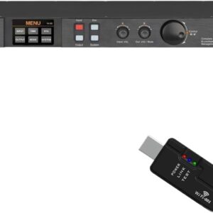 A808 8 In 8 Out Professioneller Digitaler Audioprozessor Mit 32-Bit-DSP 7-Band-EQ-Equalizer Unterstützt WIFI-USB-Soundeffekte(Power)