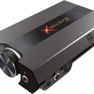 Sound BlasterX G6 7.1 HD externe Gaming-DAC- und USB-Soundkarte mit Xamp-Kopfhörerverstärker kompatibel mit PS4, Xbox One, Nintendo Switch und PC