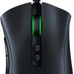 Razer DeathAdder V2 – Kabelgebundene USB-Gaming-Maus mit Optischen Mausschaltern (Focus+ 20K optischer Sensor, 8 Programmierbare Tasten, 5 On-Board-Speicherprofile) Schwarz