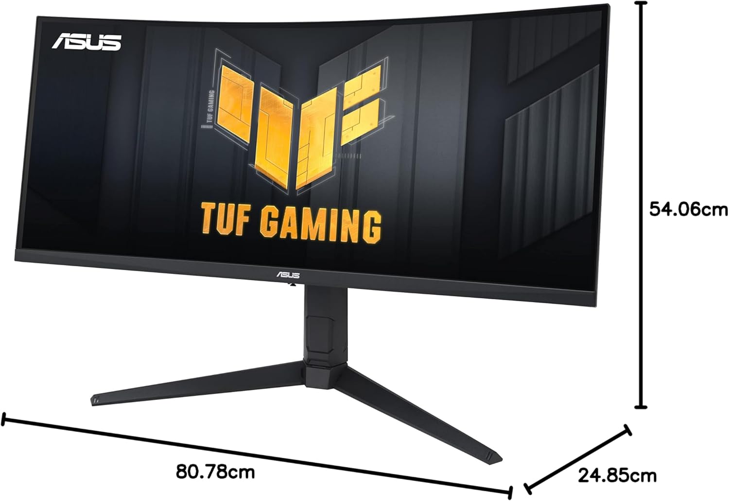 ASUS TUF Gaming VG34VQEL1A - 34 Zoll UWQHD Curved Monitor - 100 Hz, 1ms MPRT, FreeSync, HDR 10 - VA Panel, 21:9, 3440x1440, DisplayPort, HDMI, USB, ergonomisch, Schwarz – Bild 15
