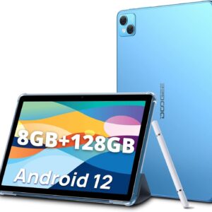 DOOGEE T10 Android Tablet 10 Zoll Android,15 GB RAM+128GB ROM 8300mAh Akku Octa-Core Tablet Pc mit 13MP Kamera 1920 * 1200 FHD+ Bildschirm, 4G LTE & 5G WiFi,Widevine L1-Unterstützung