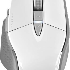 CORSAIR M65 RGB ULTRA WIRELESS Tunable FPS Gaming Mouse – 26.000 DPI – Sub-1ms Wireless – Gewichtssystem – Bis zu 120 Std. Akku – iCUE Kompatibel – PC, Mac, PS5, PS4, Xbox – Weiß