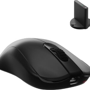 BenQ ZOWIE FK2-DW Kabellose Gaming eSoports Maus, Symmetrical, 4K Enhanced Receiver, 65g, Driverless, 3950 Sensor, 4K Polling Rate