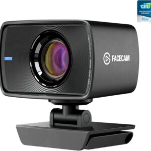 Elgato Facecam – Full-HD-Webcam (1080p60) für Streaming, Gaming, Videokonferenzen, Sony-Sensor, fortgeschrittene Lichtkorrektur, Bedienung wie bei einer DSLR, für OBS, Zoom, Teams und mehr, für PC/Mac