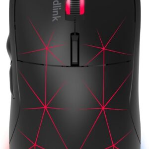 Speedlink CORAX Gaming Maus mit Kabel – konfigurierbare RGB Beleuchtung, 5 programmierbare Tasten, DPI-Schalter bis 3.200 dpi, kabelgebunden, stoffummanteltes Kabel, schwarz