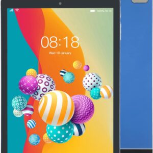 10,1-Zoll-Tablet Android 5,1, Pad mit Dual-Kamera, 1 GB Ram, 16 GB ROM, HD-IPS-Bildschirm, WLAN, Bluetooth, 4500-mAh-Akku, für Kinder und Erwachsene, Blau(EU)