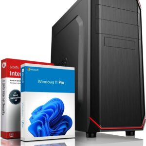 Ryzen7 Multimedia PC mit 3 Jahren Garantie! AMD Ryzen7 4700S 16-Thread Prozessor, 4.0 GHz | 16GB GDDR6 | 256GB SSD+1TB | Geforce GT1030 2GB | USB 3.0 | GigaLAN | Win11 Pro | WLAN | MS Office | 6850