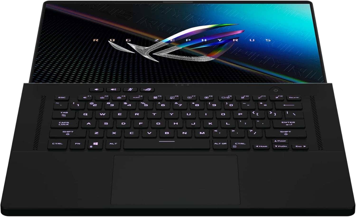 ASUS ROG Zephyrus M16 Laptop | 16" 2,5k WQXGA 165Hz/3ms 16:10 IPS Display | Intel i9-12900H | 32 GB RAM | 2 TB SSD | NVIDIA RTX 3080Ti | Windows 11 | QWERTZ Tastatur | Off Black – Bild 4