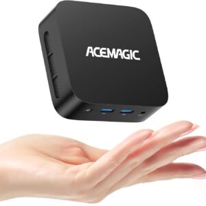 V1 Mini PC Win11 PRO 16 GB DDR4 512 GB SSD,Întel Alder Lake-N97(Bis zu 3,6 GHz) Micro Desktop Computer FĂźr Business/Office/Multimedia|HDMI+DP|USB3.2