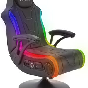 X Rocker Monsoon RGB 4.1 Gaming & Entertainment Sessel mit 4.1 Soundsystem, Neo-Motion Beleuchtung, Bluetooth & Vibration