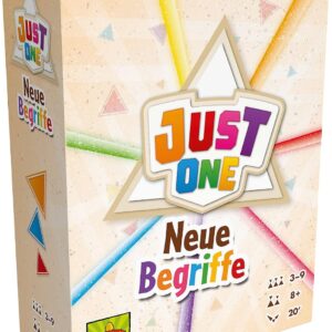 Just One – Neue Begriffe, Erweiterung, Partyspiel, Ratespiel, 3-9 Spieler, Ab 8+ Jahren, 20+ Minuten, Deutsch
