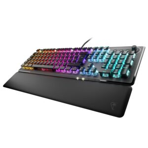 Turtle Beach Vulcan II â Mechanische PC Gaming-Tastatur, Titan II-Schalter, anpassbare beleuchtete RGB-Tasten, abnehmbare Handballenauflage, Aluminiumplatte â Schwarz
