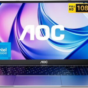 Laptop 15.6 Zoll,16 GB DDR4,512 GB SSD(Unterstützt Erweiterung 2 TB),Notebook Gaming,Metallgehäuse,180°-Faltung,HDMI,WiFi