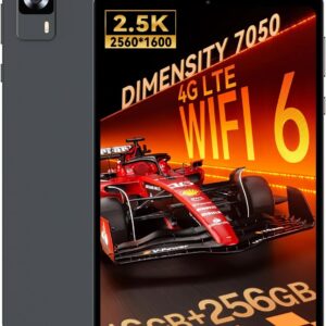 FPad7 Android Tablet 8 Zoll MTK Dimensity 7050, 2560×1600 Display 16GB+256GB(2TB), 16MP/8MP, 6500mAh Akku, Widevine L1 Android 14 Tablet mit SIM Card Slot, Face ID/4G LTE/WiFi 6/GPS