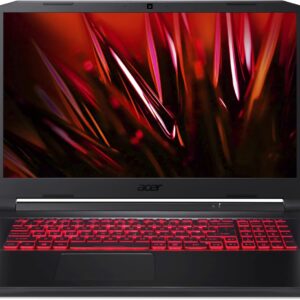 Acer Nitro 5 (AN517-54-56WC) Gaming Laptop | 17,3 FHD 144Hz Display | Intel Core i5-11400H | 8 GB RAM | 512 GB SSD | NVIDIA GeForce RTX 3050 | Windows 11 | QWERTZ Tastatur | schwarzrot