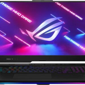 ASUS ROG Strix Scar 17 Laptop | 17,3″ 2,5k WQHD 240Hz/3ms 16:9 IPS Display | AMD Ryzen 9 7945HX3D | NVIDIA RTX 4090 | 32 GB RAM | 1 TB SSD | Windows 11 | QWERTZ Tastatur | Off Black
